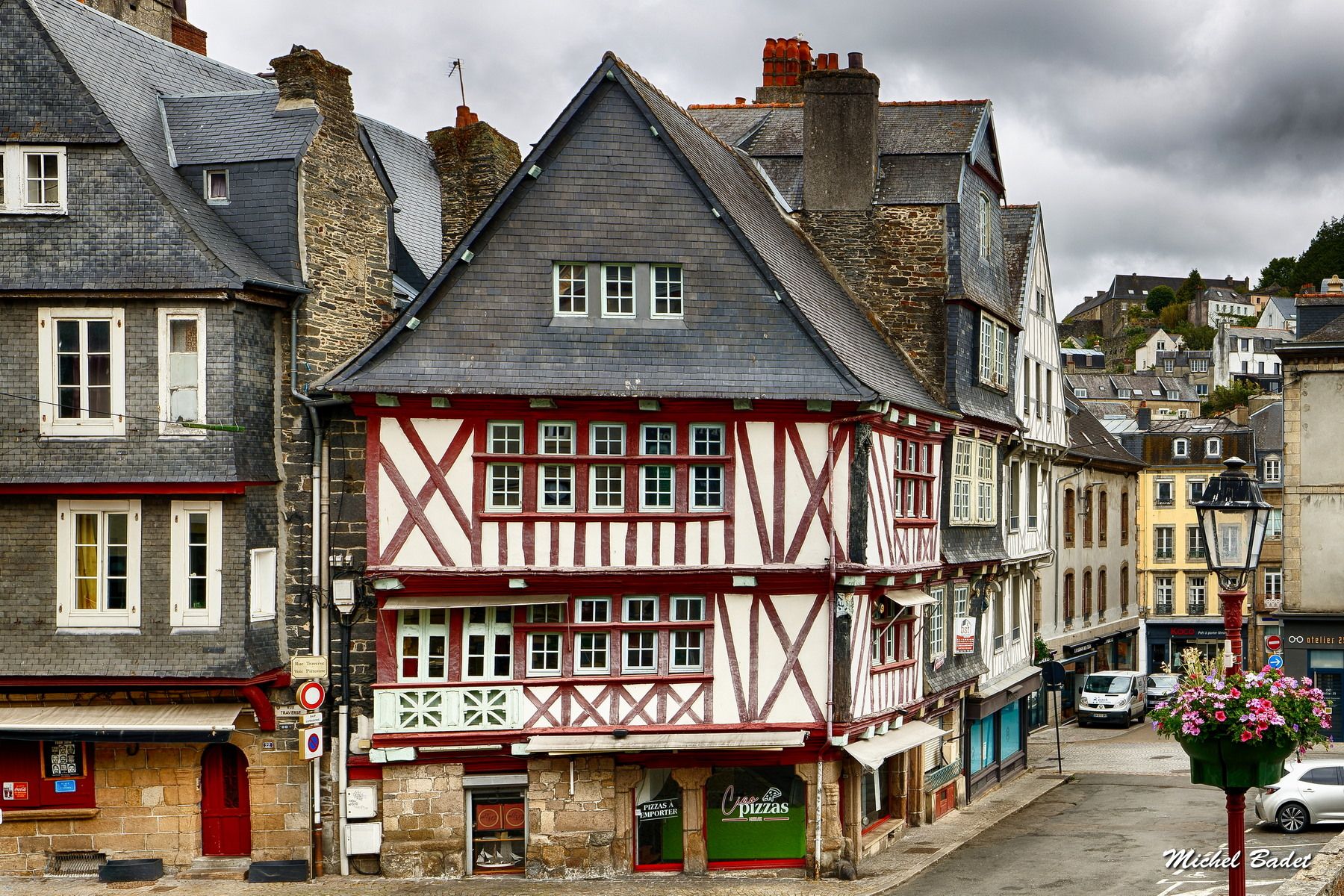 Historic center of Morlaix, France