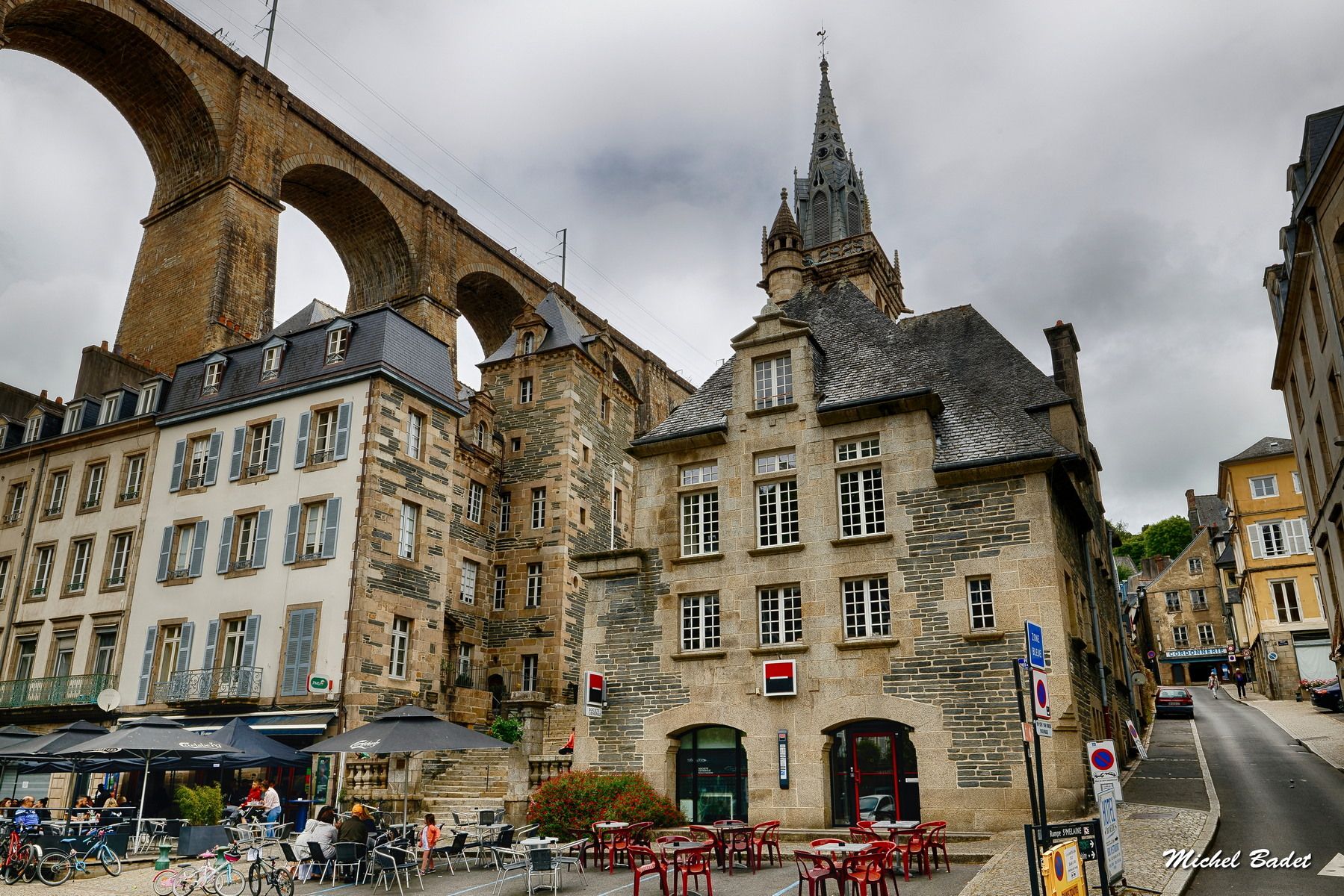 Historic center of Morlaix, France