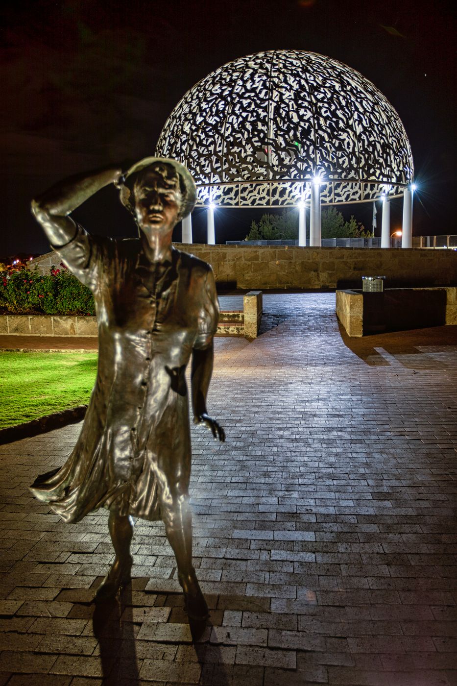 HMAS Sydney II Memorial lady Geraldton, Western Australia, Australia