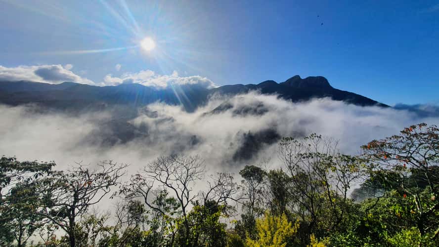 Itatiaia from São Gotardo Hotel