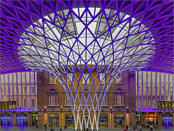 Entrance Hall at King's Cross Main Line Station, London