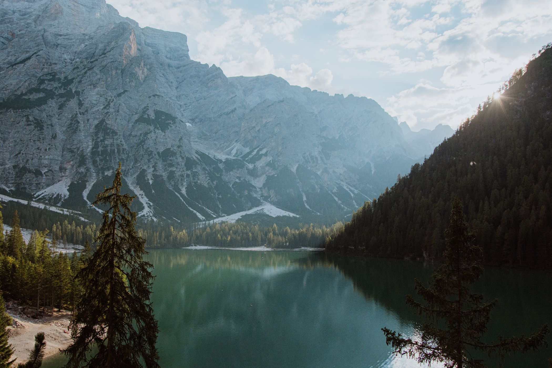 On the Lake, Lago di Braies, Italy