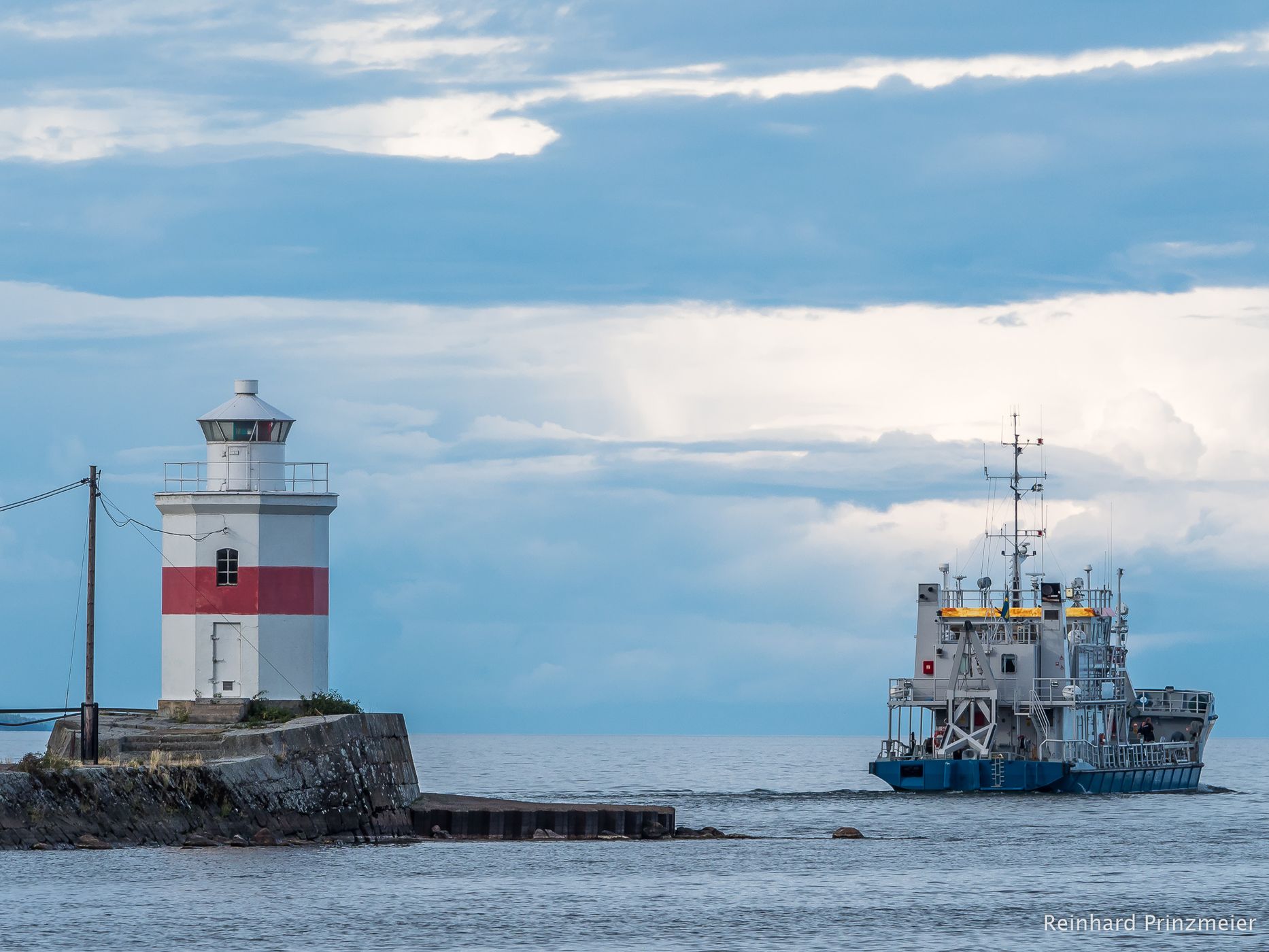 Lidköping Harbour Lighthouse, Sweden