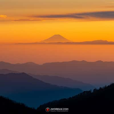 Mount Fuji from Nikko, Japan