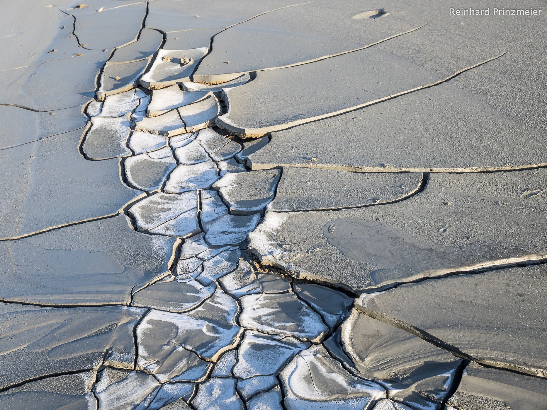 Mud volcanoes in Paclele Mari, Romania