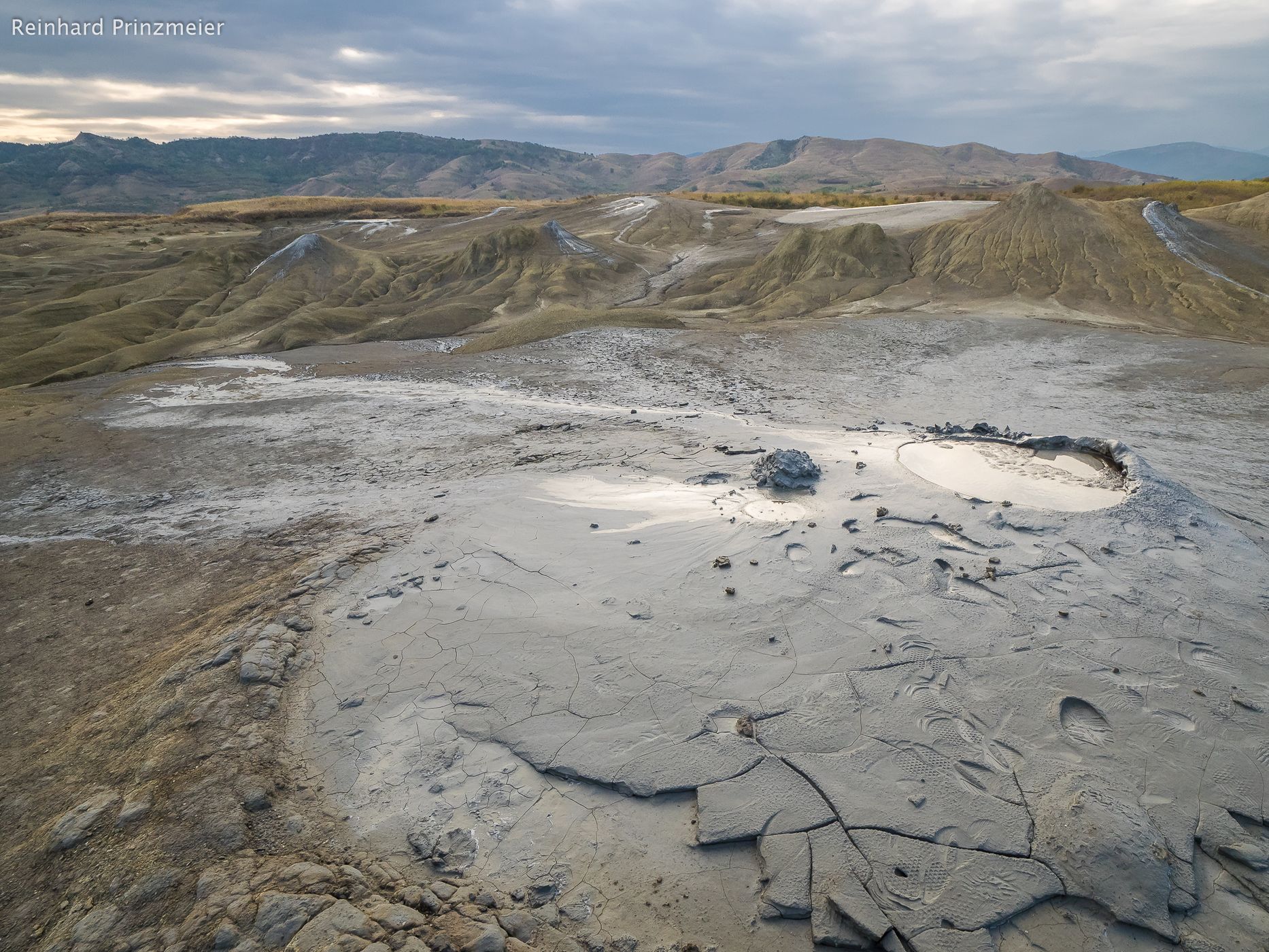 Mud Volcanoes Pâclele Mici, Romania