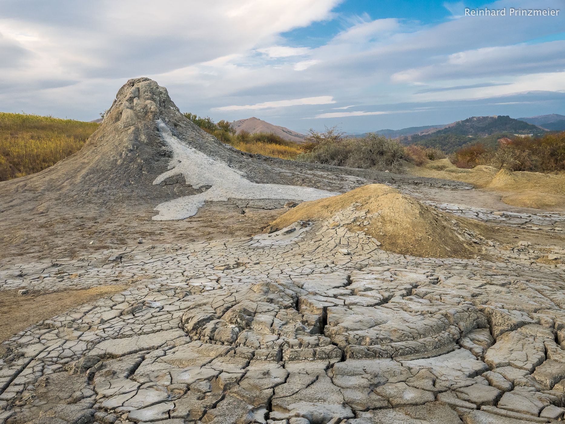 Mud Volcanoes Pâclele Mici, Romania