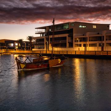 Old Boat sunrise Geralton, Western Australia, Australia