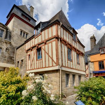 Old houses of Quimper, France