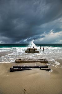 Old Jetty storm Jurien Bay, Western Australia