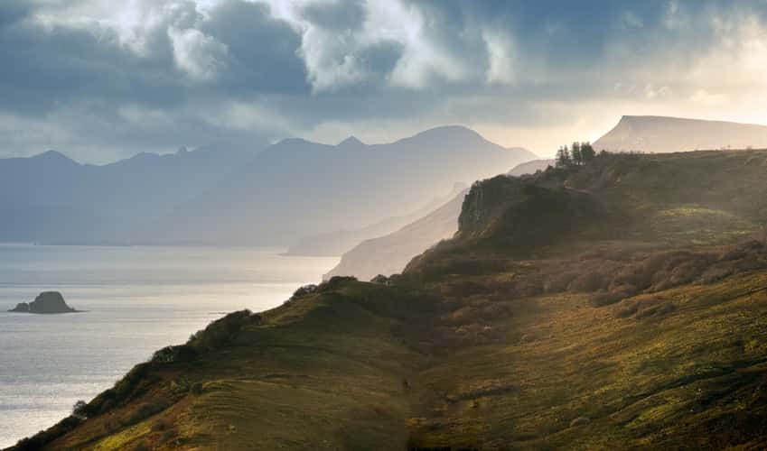 The Cullins seen from the Storr