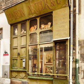Old shop in Clermont-Ferrand, France