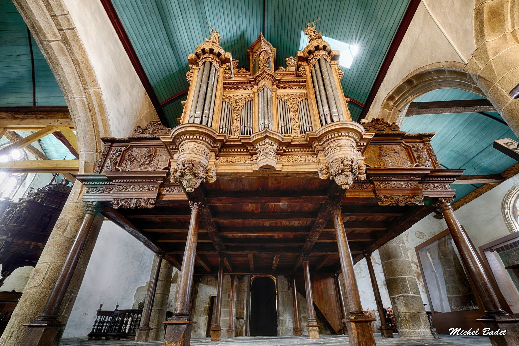 Parish close of Guimiliau, France