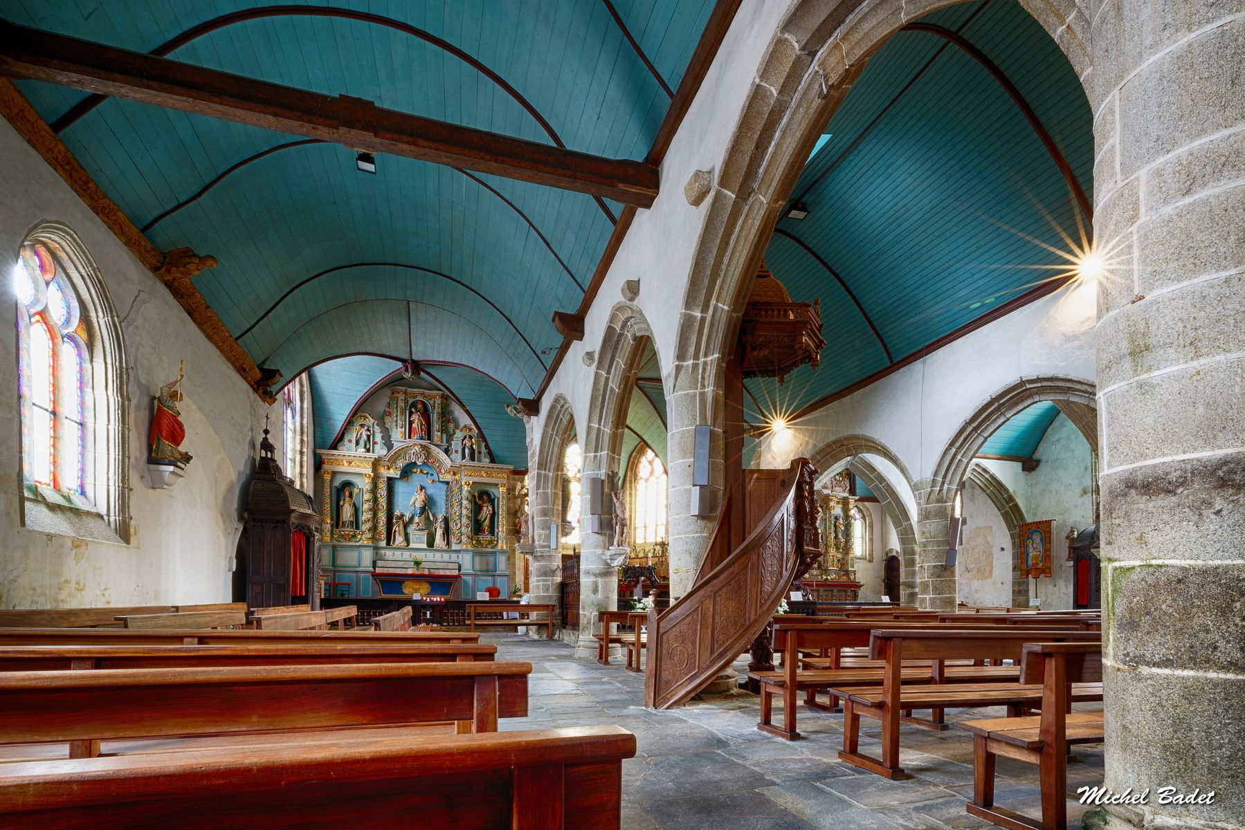 Parish close of Guimiliau, France