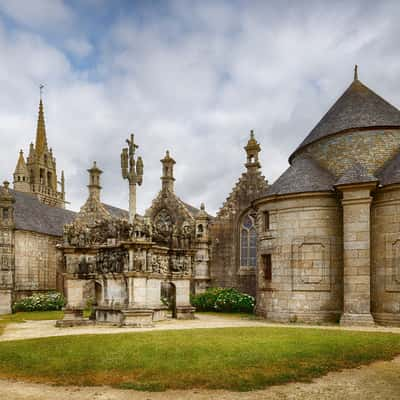 Parish close of Guimiliau, France