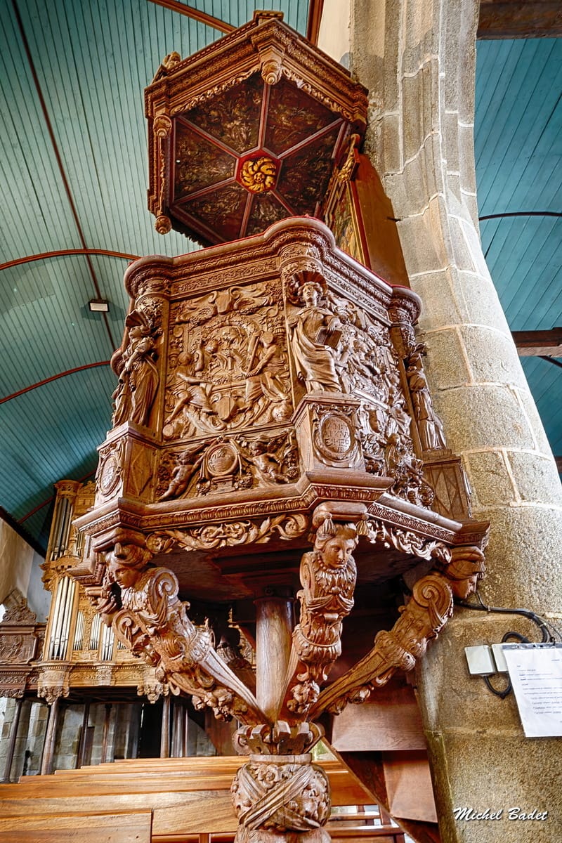 Parish close of Guimiliau, France