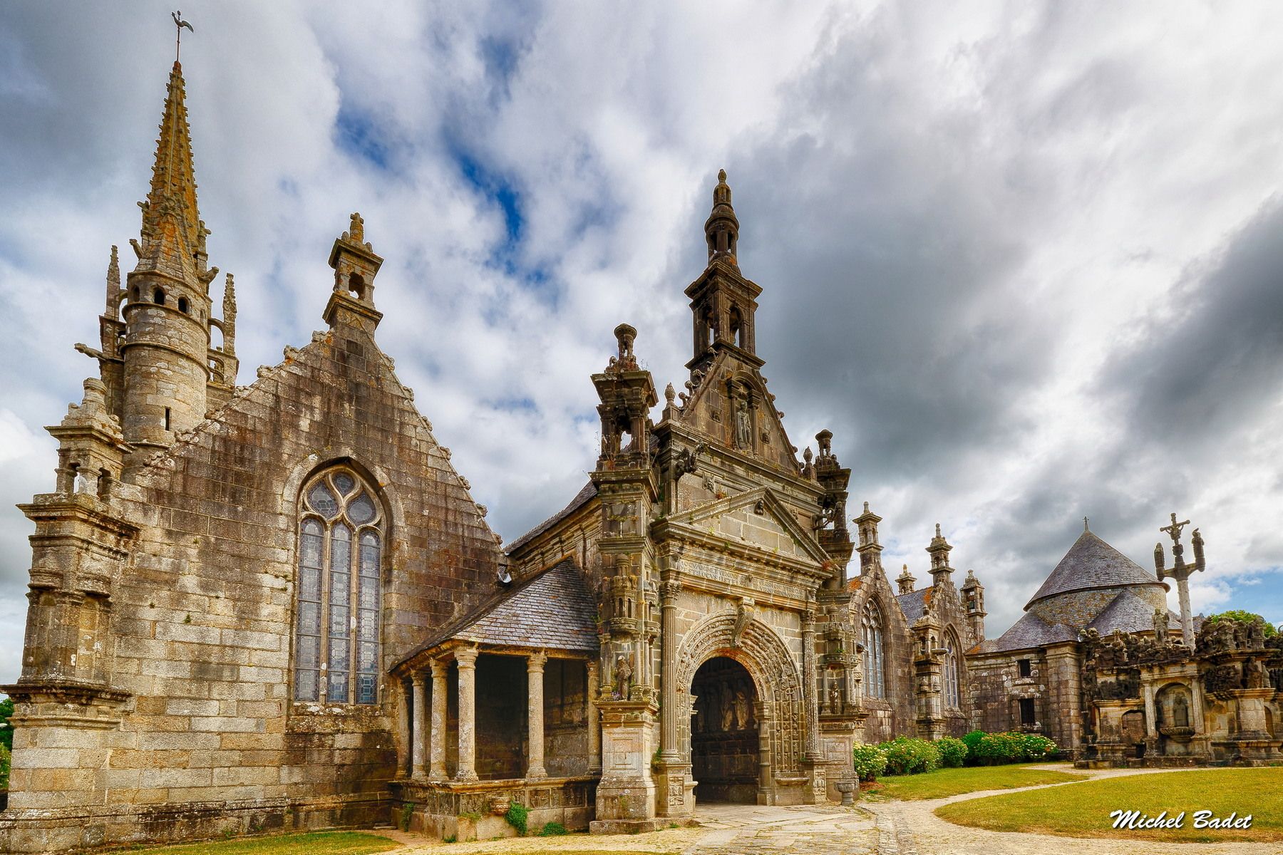 Parish close of Guimiliau, France