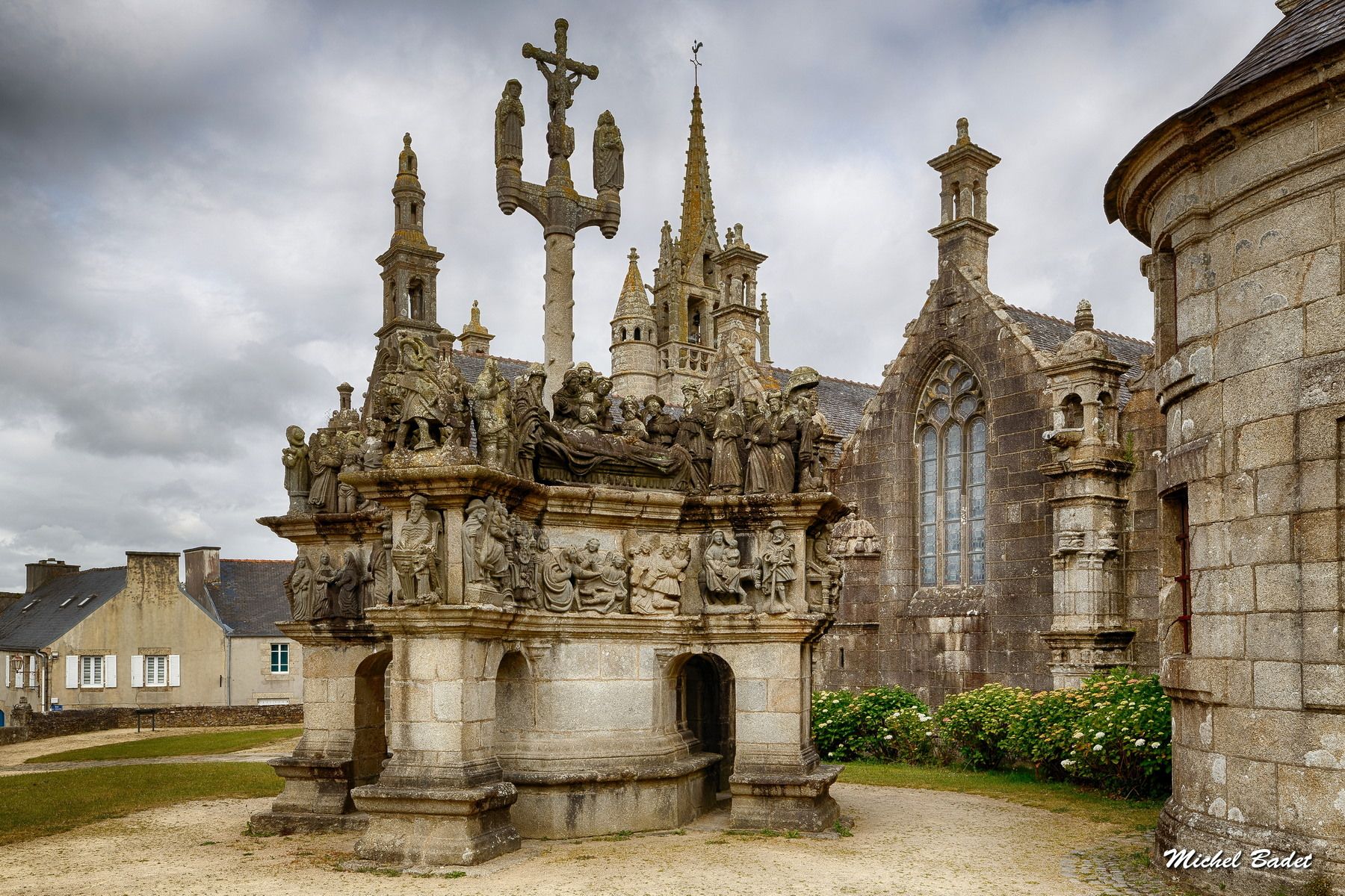 Parish close of Guimiliau, France