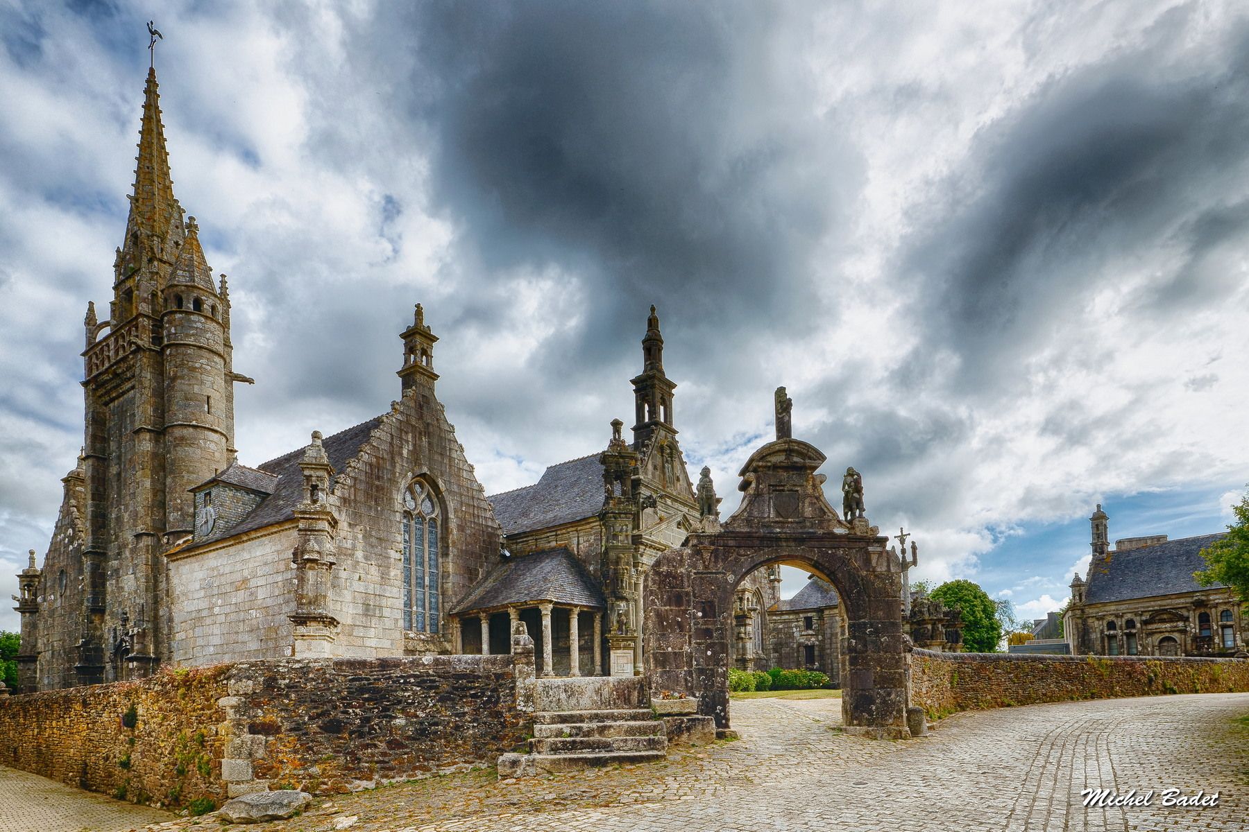 Parish close of Guimiliau, France