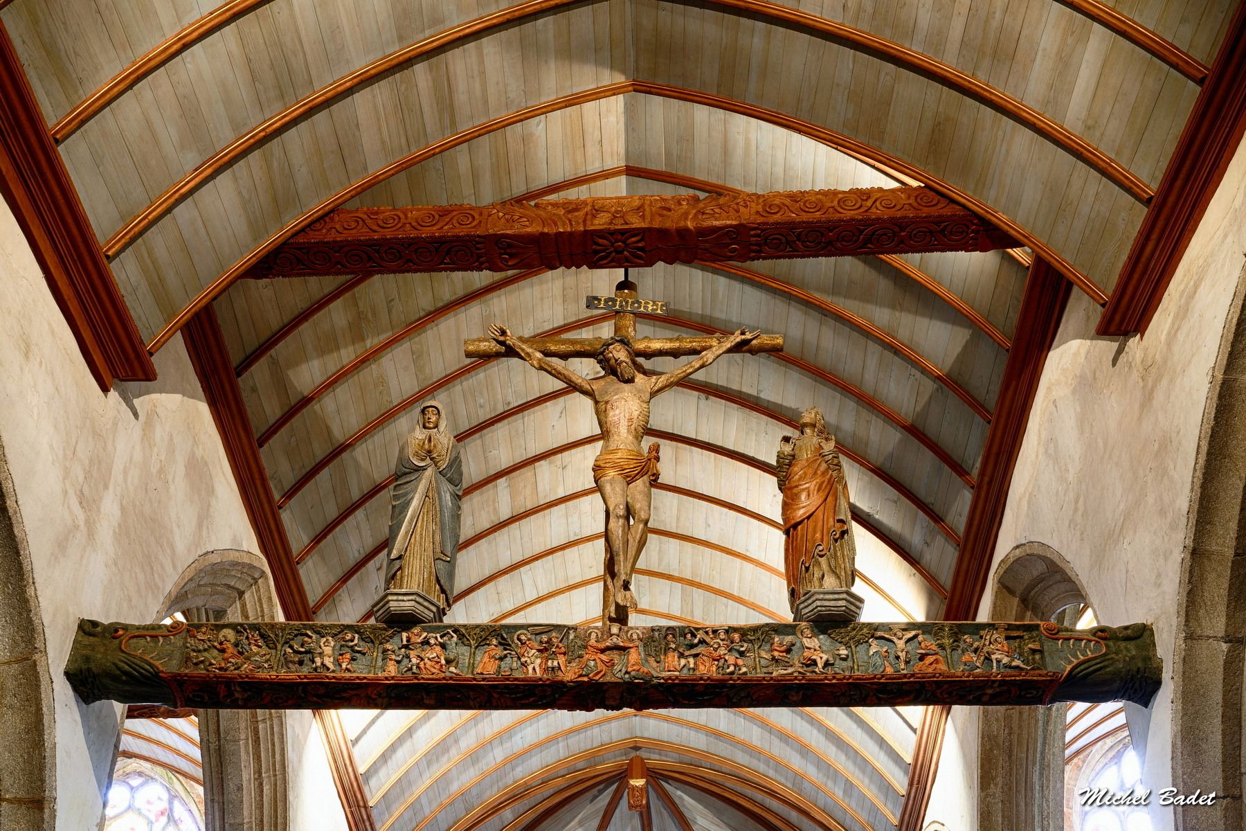 Parish close of Lampaul-Guimiliau, France