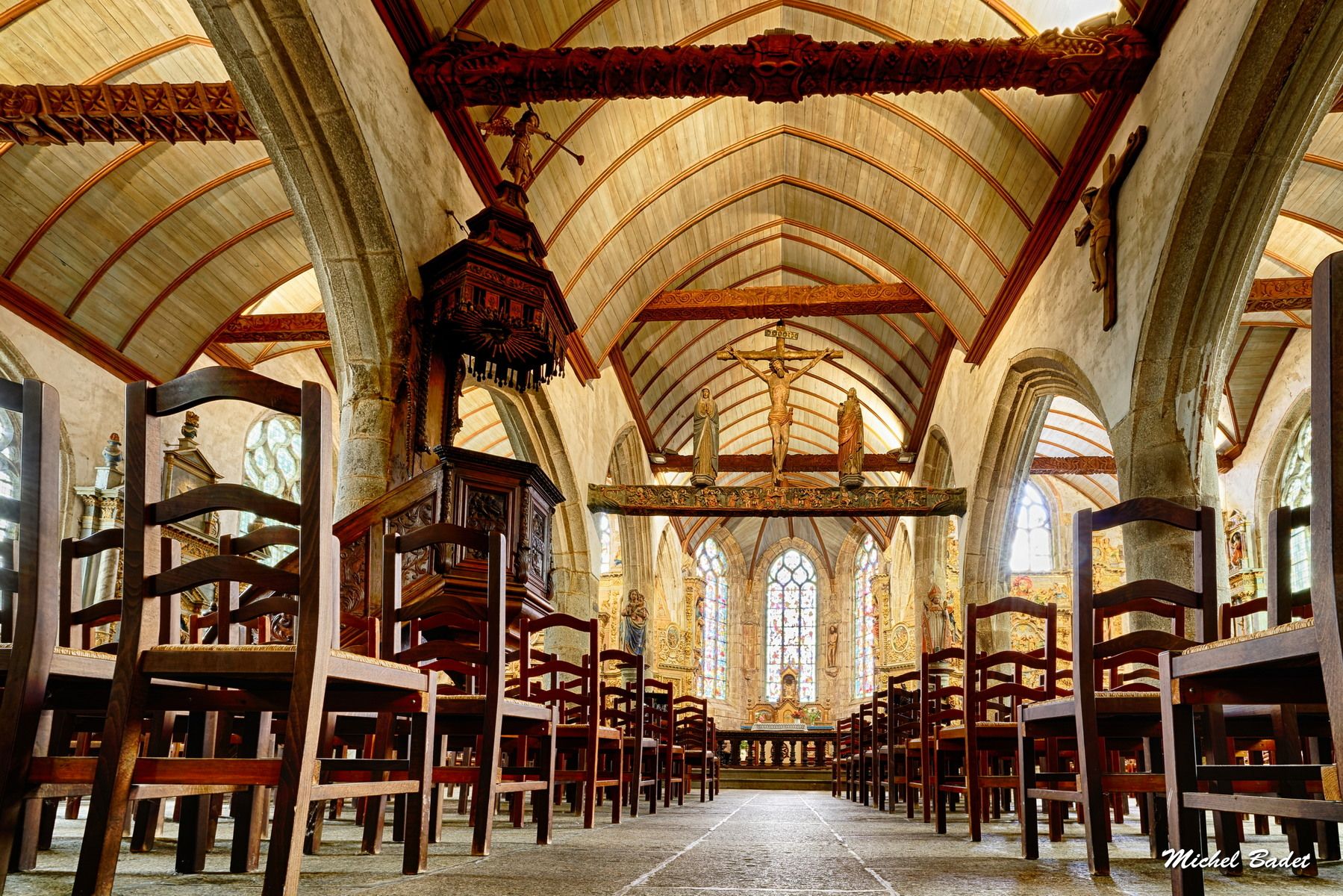 Parish close of Lampaul-Guimiliau, France
