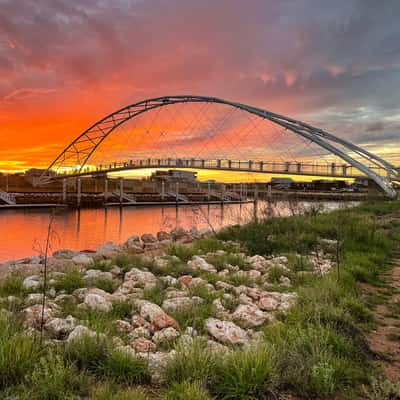 Pedestrian Bridge  Exmouth, Western Australia, Australia