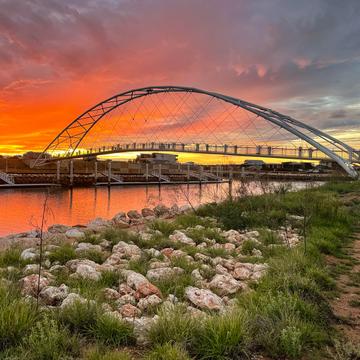 Pedestrian Bridge  Exmouth, Western Australia, Australia
