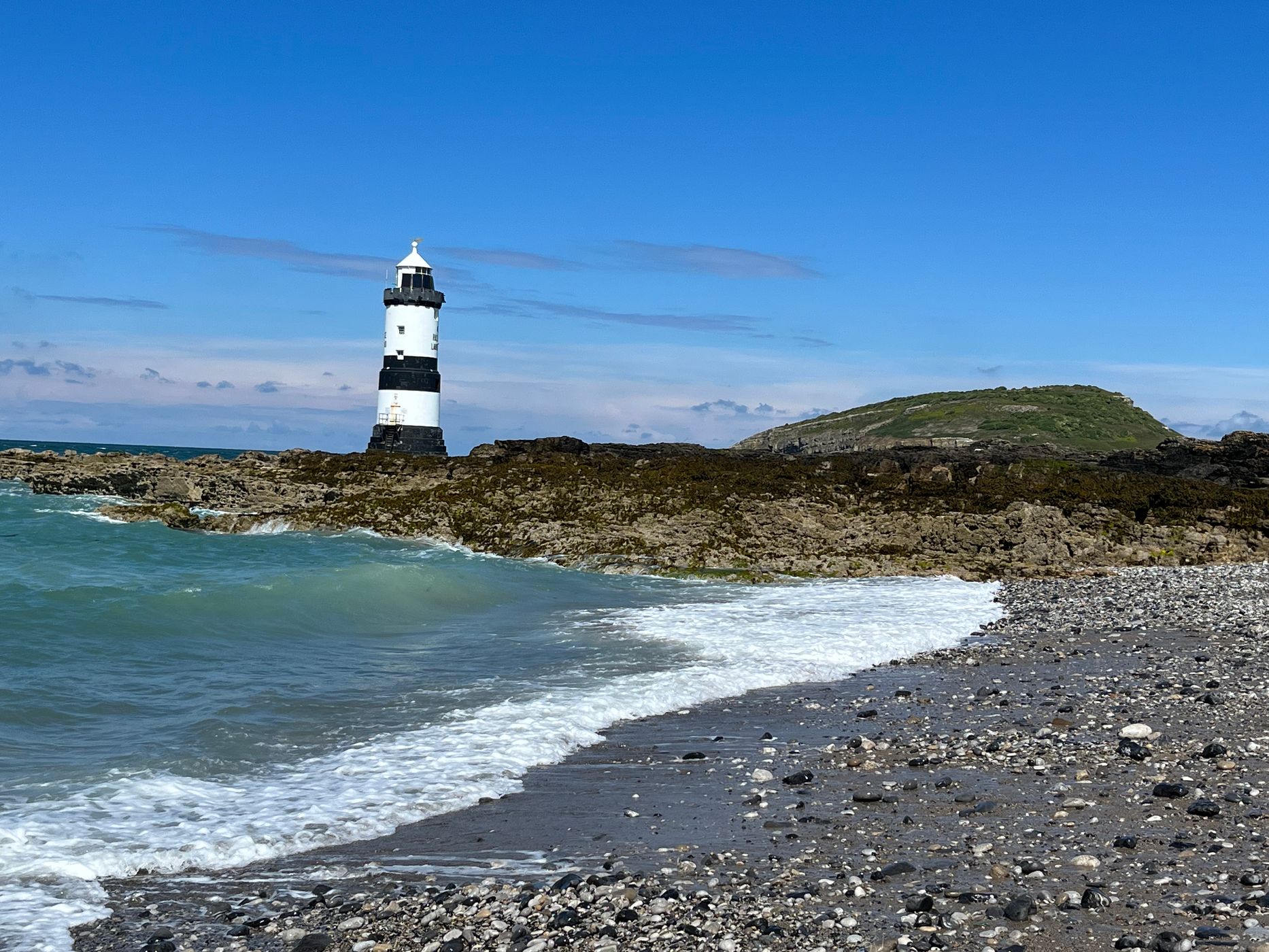 Penmon Lighthouse at Penmon Point, United Kingdom