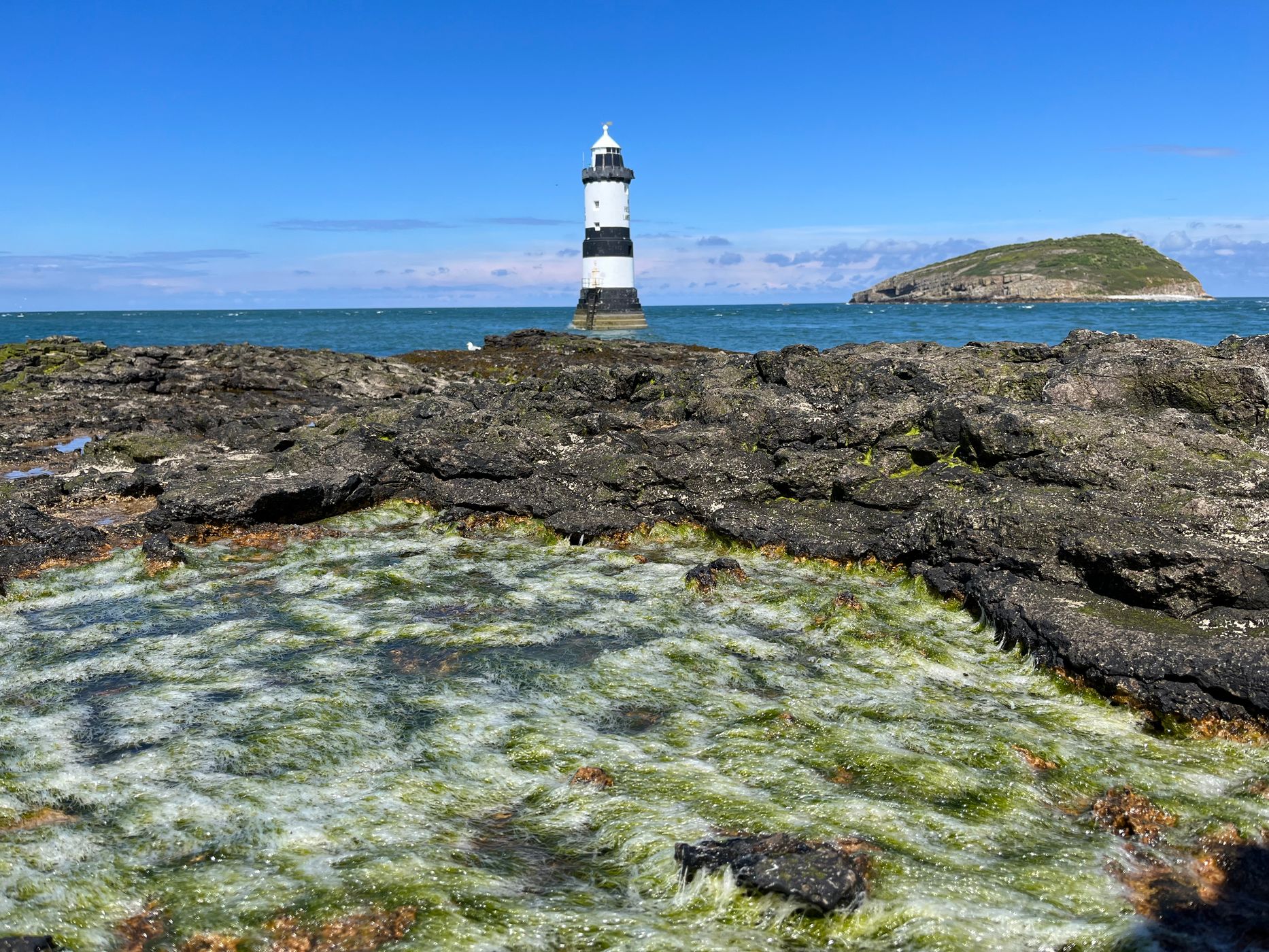 Penmon Lighthouse at Penmon Point, United Kingdom
