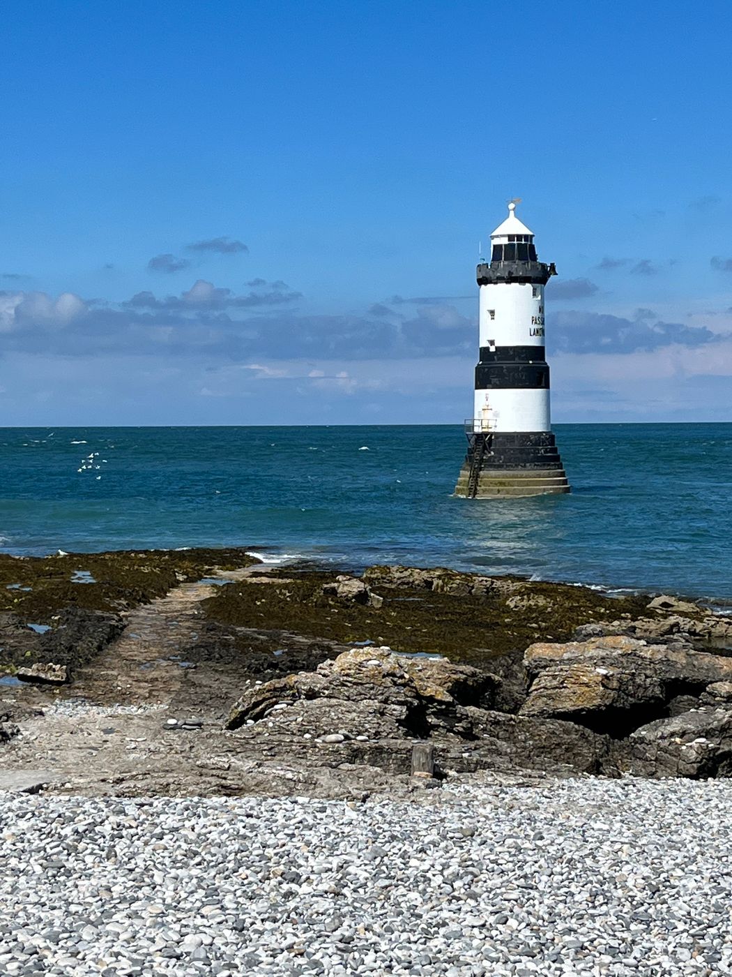 Penmon Lighthouse at Penmon Point, United Kingdom