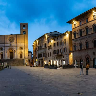 Piazza of Todi, Italy