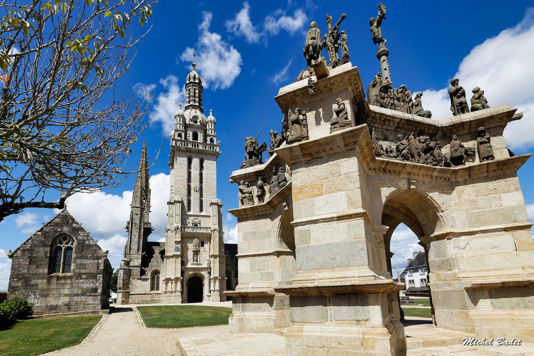 Pleyben parish close, France