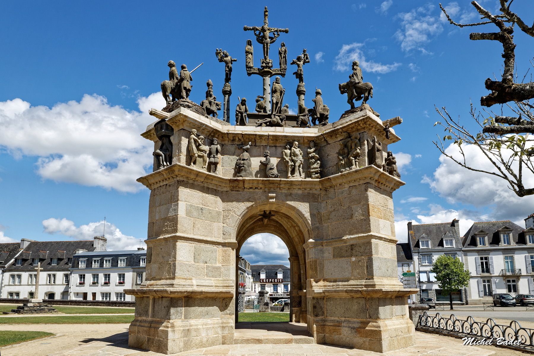 Pleyben parish close, France