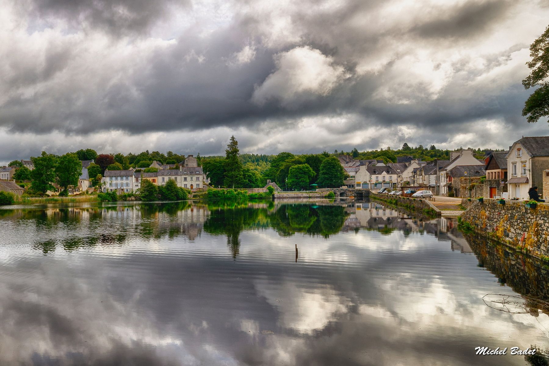 Pond of Huelgoat, France