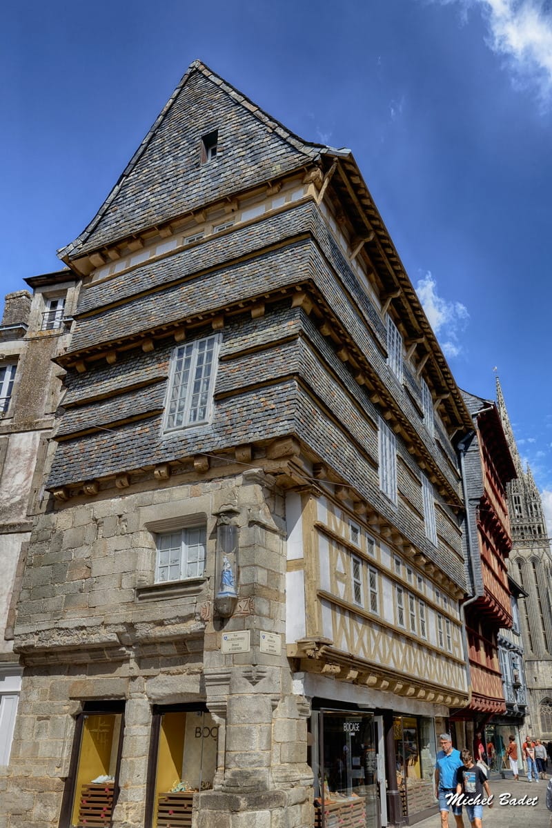 Quimper, rue Kéréon, France
