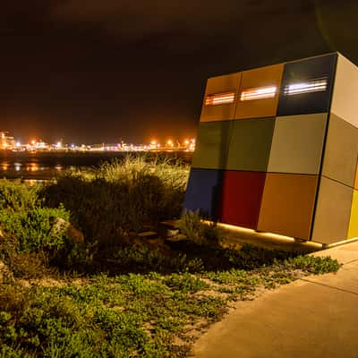 Rubiks Cube on the beach, Geraldon, Western Australia, Australia