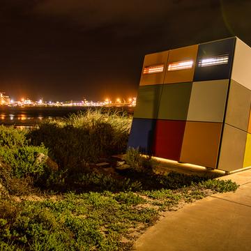 Rubiks Cube on the beach, Geraldon, Western Australia, Australia
