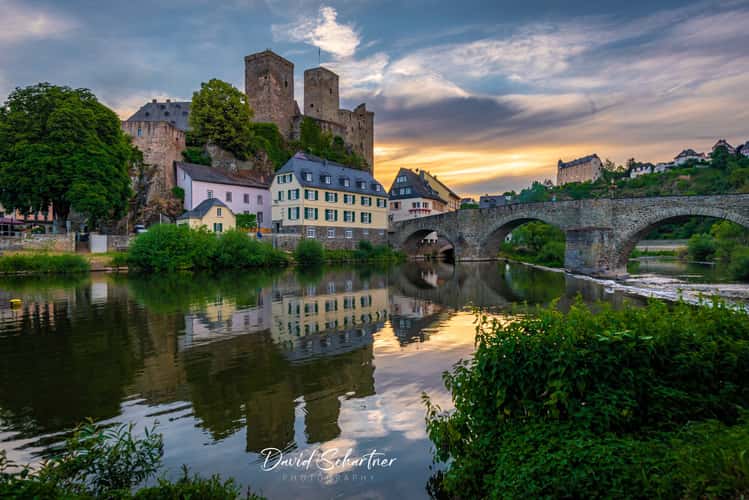Runkel Castle above the Lahn