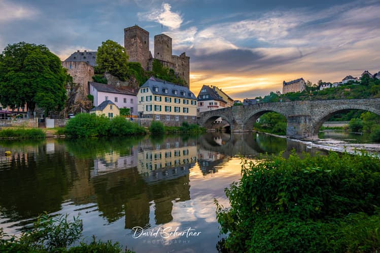 Runkel Castle above the Lahn