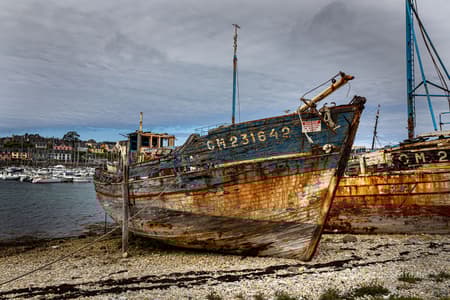 Rusty ships