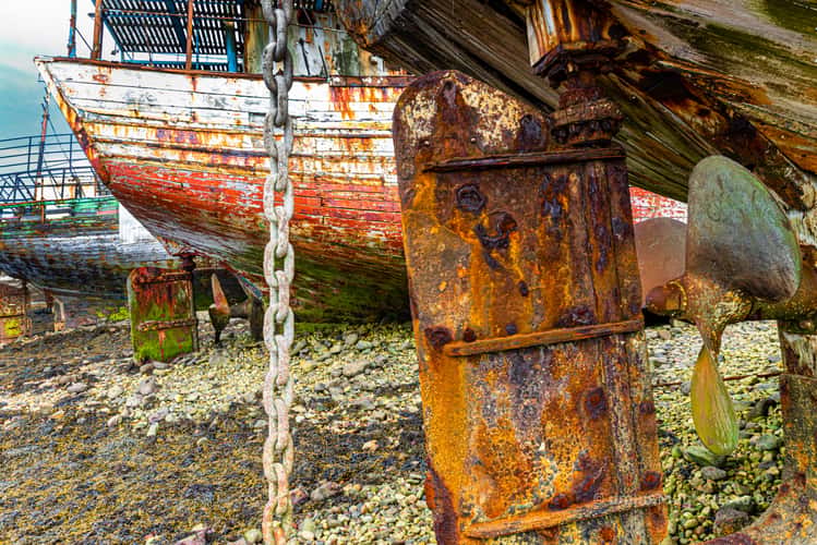 Rusty ships