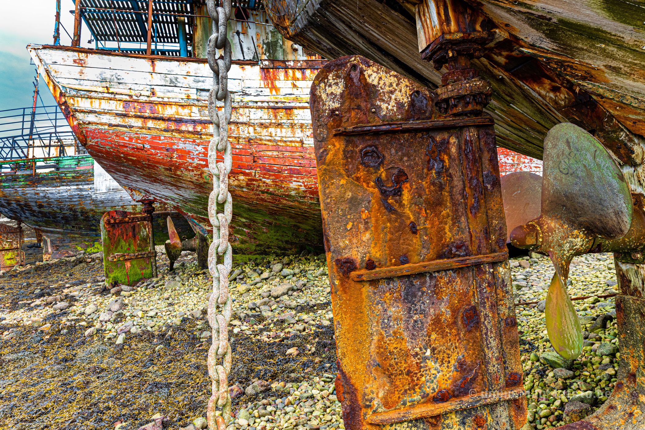 Rusty ships, France