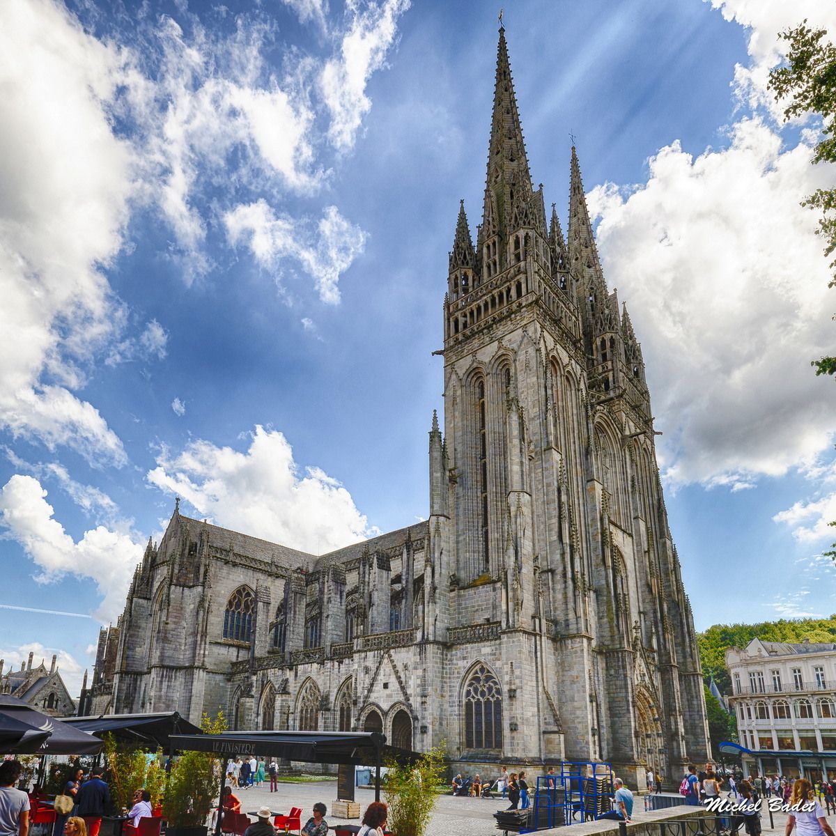 Saint Corentin Cathedral of Quimper, France