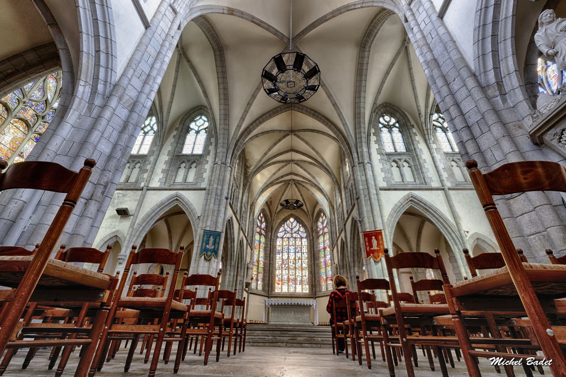 Saint-Mathieu church of Quimper, France
