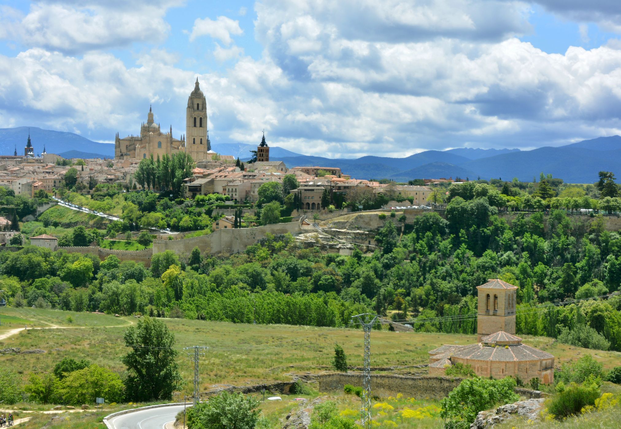 Segovia from Mirador Zamarramala, Spain
