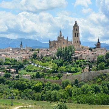 Segovia from Mirador Zamarramala, Spain
