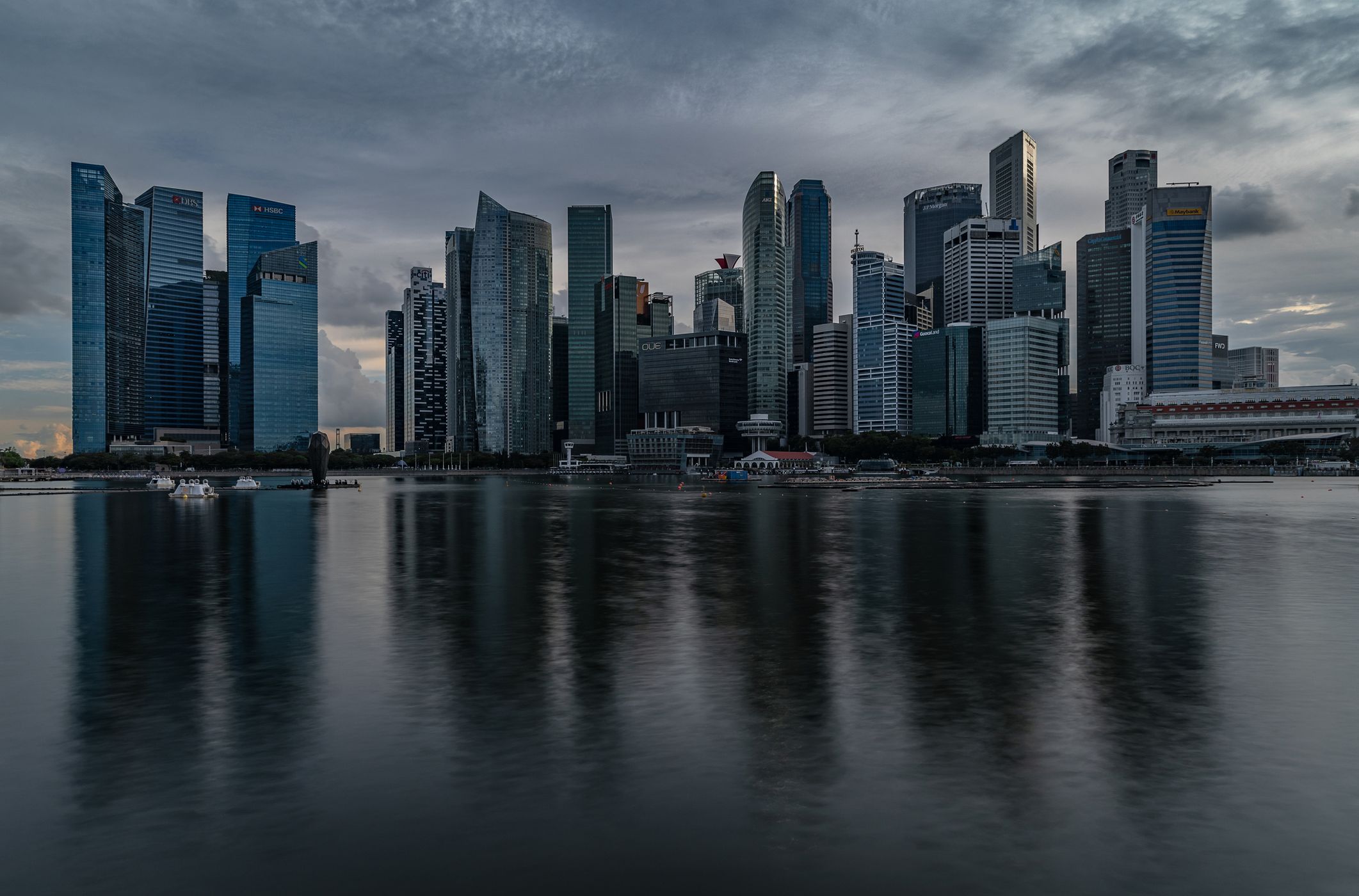 Singapore skyline view, Singapore