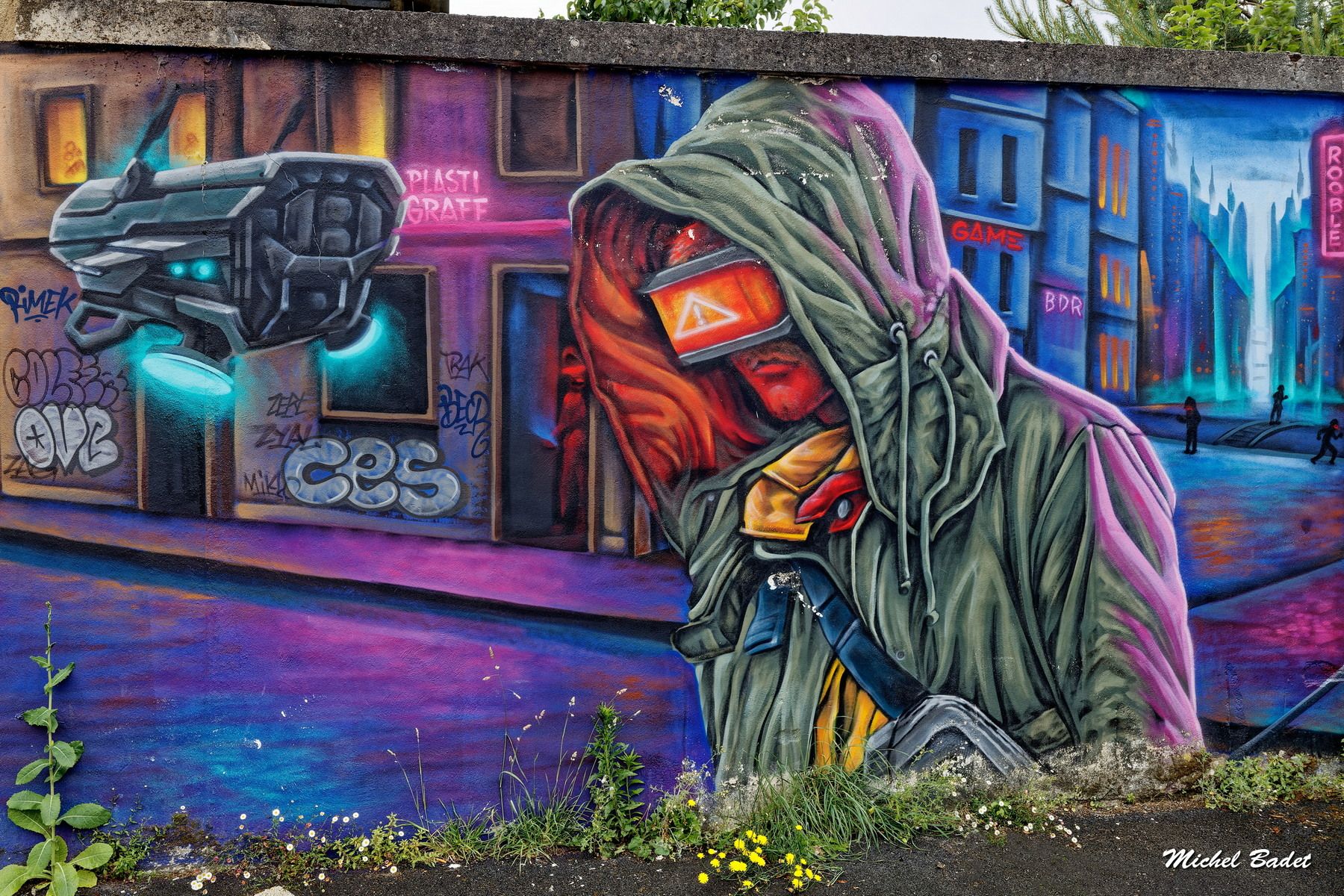 Street art in Morlaix, France