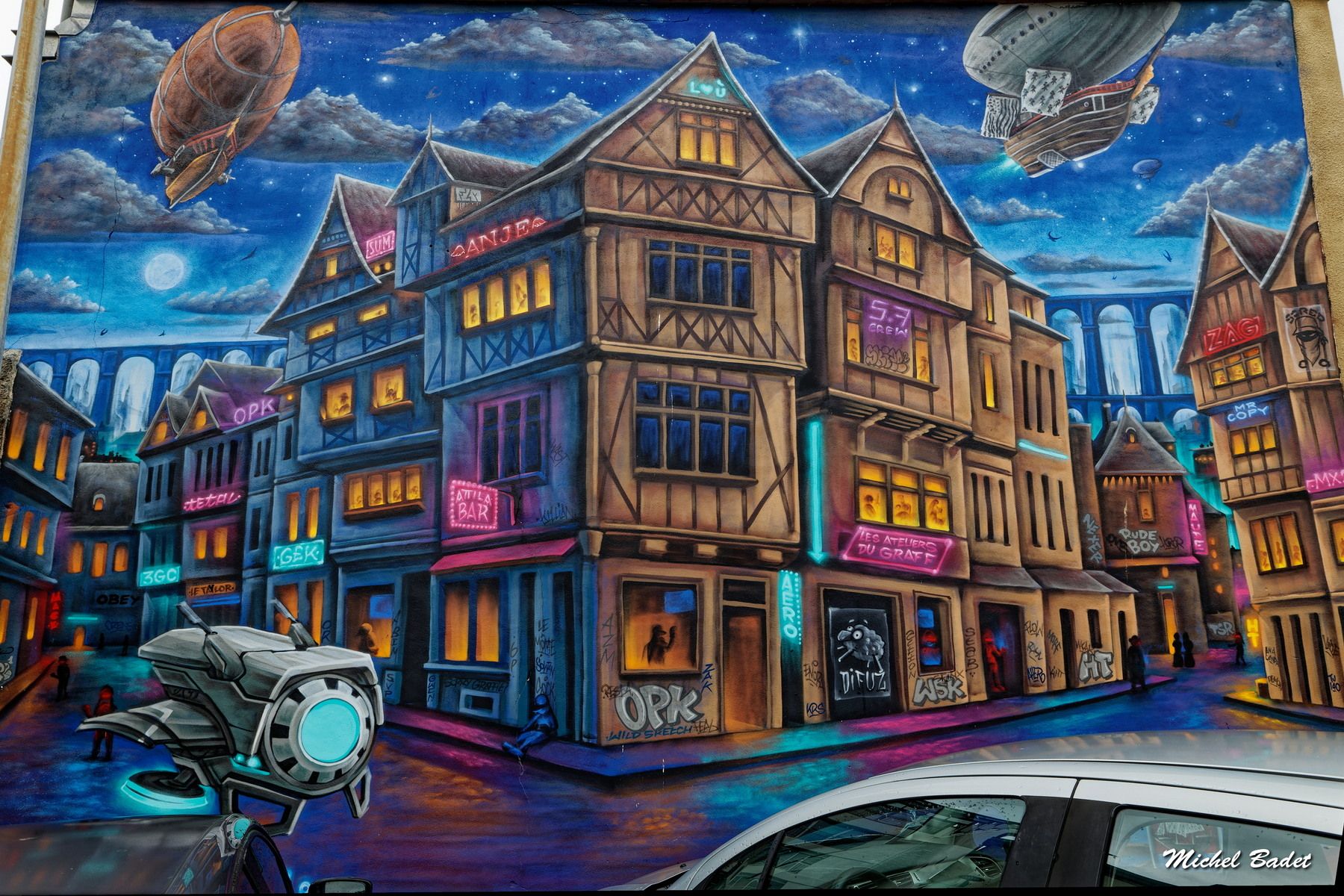 Street art in Morlaix, France
