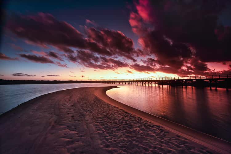 The Footbridge Sunset Carnarvon